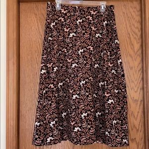 Lands’ End boot skirt, size M